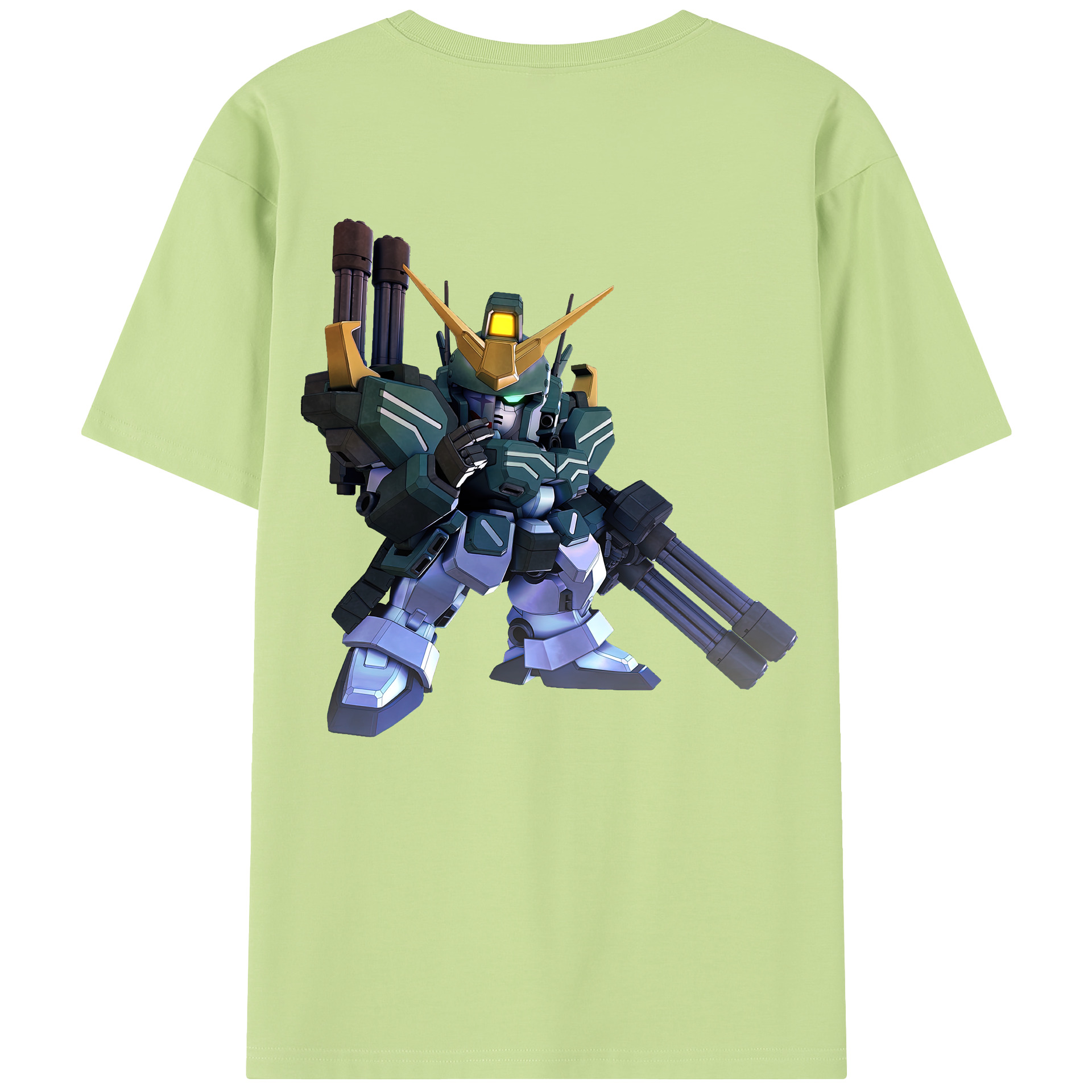 （画像用） 機動戦士ガンダム Mobile Suit Gundam 綿100％半袖Tシャツ（背面プリント）